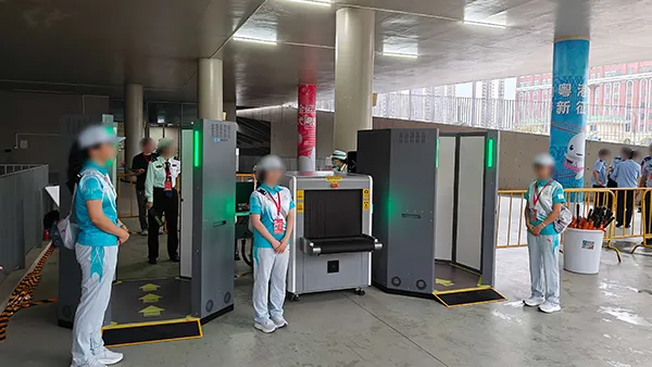 Millimeter Wave Security Scanner for Sporting Events Security Screening